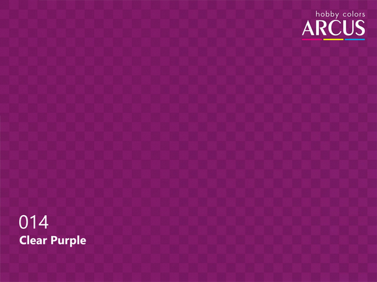 Arcus 014 Clear Purple color sample