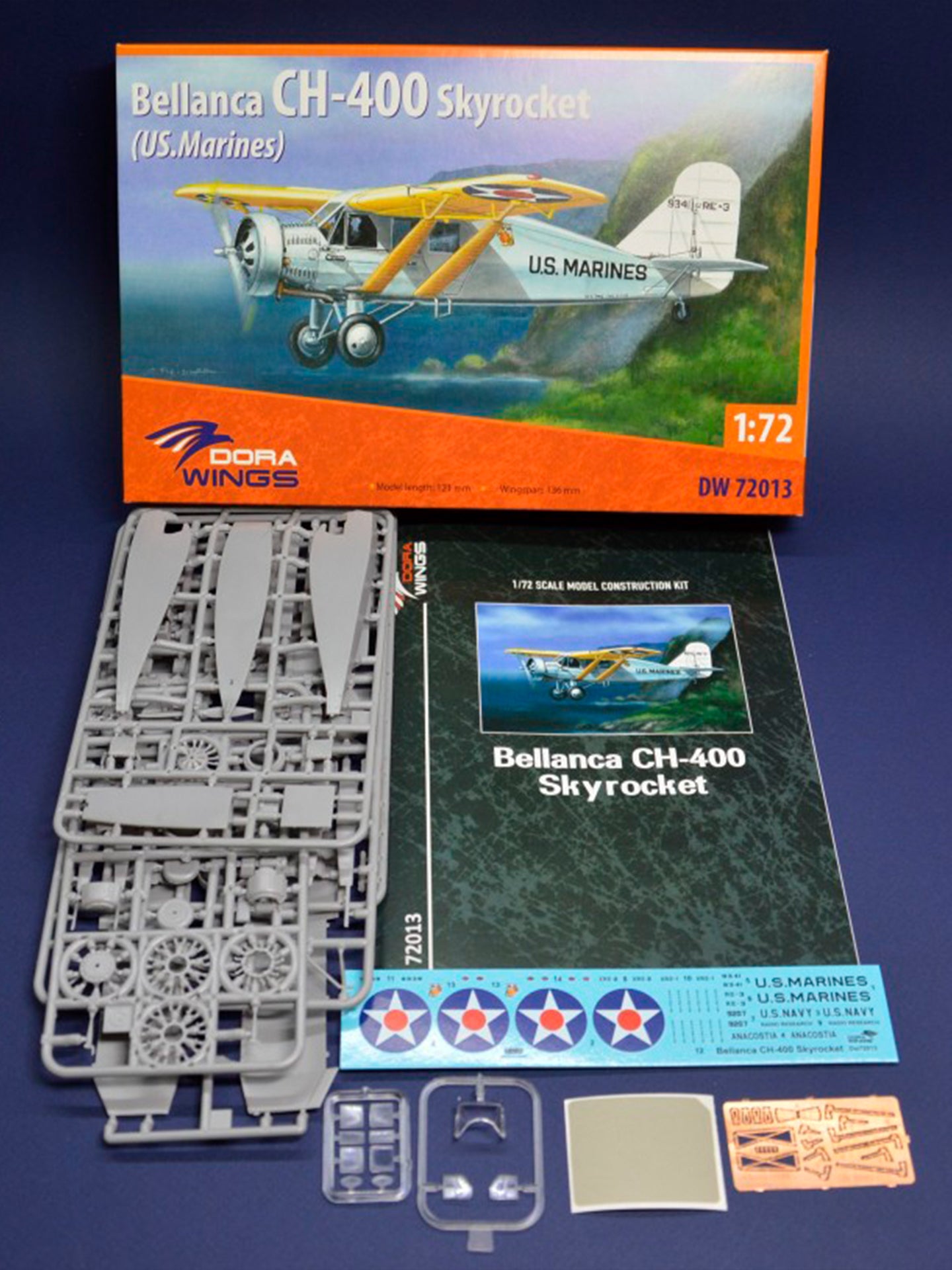 Dorawings DW72013 Bellanca CH-400 Skyrocket - 1/72 scale model construction kit