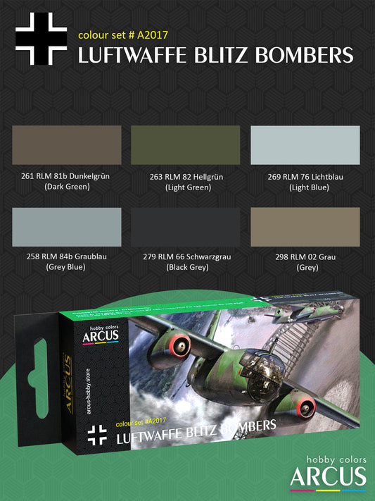 Paint Set 2017 Luftwaffe Blitz Bombers