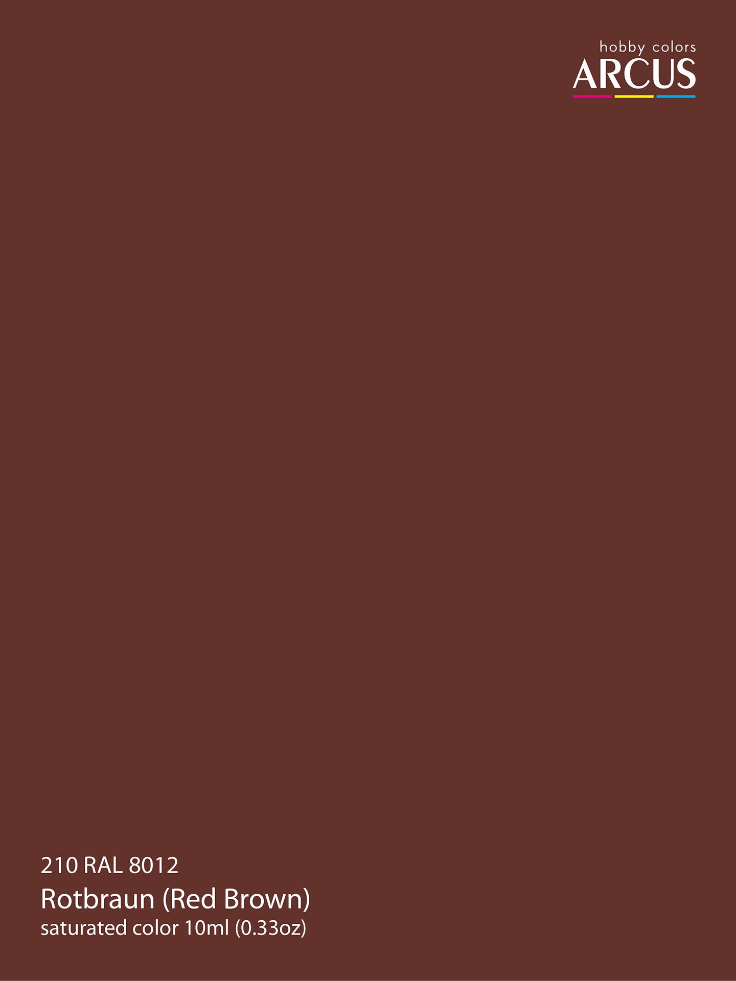 210 RAL 8012 Rotbraun