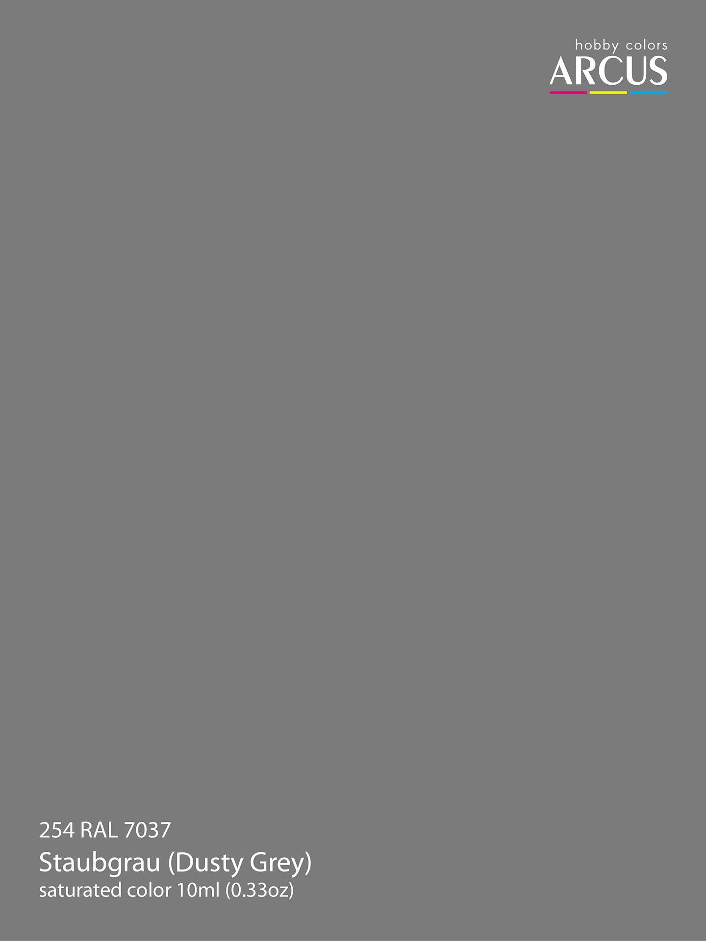 254 RAL 7037 Staubgrau