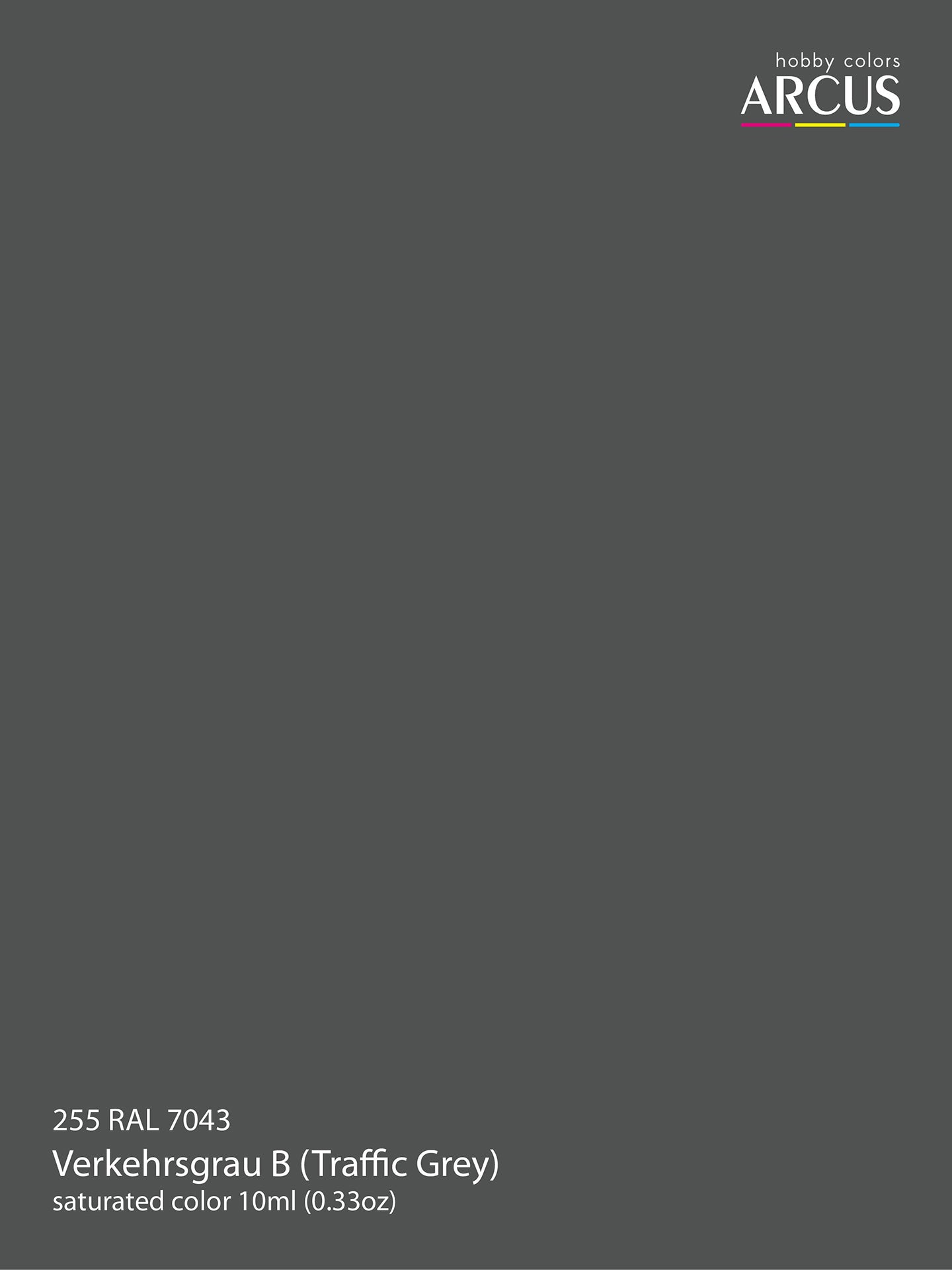 255 RAL 7043 Verkehrsgrau B