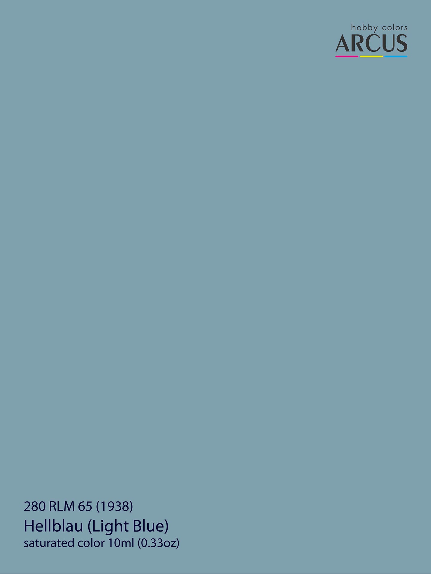 280 RLM 65 Hellblau Ausg. 1938