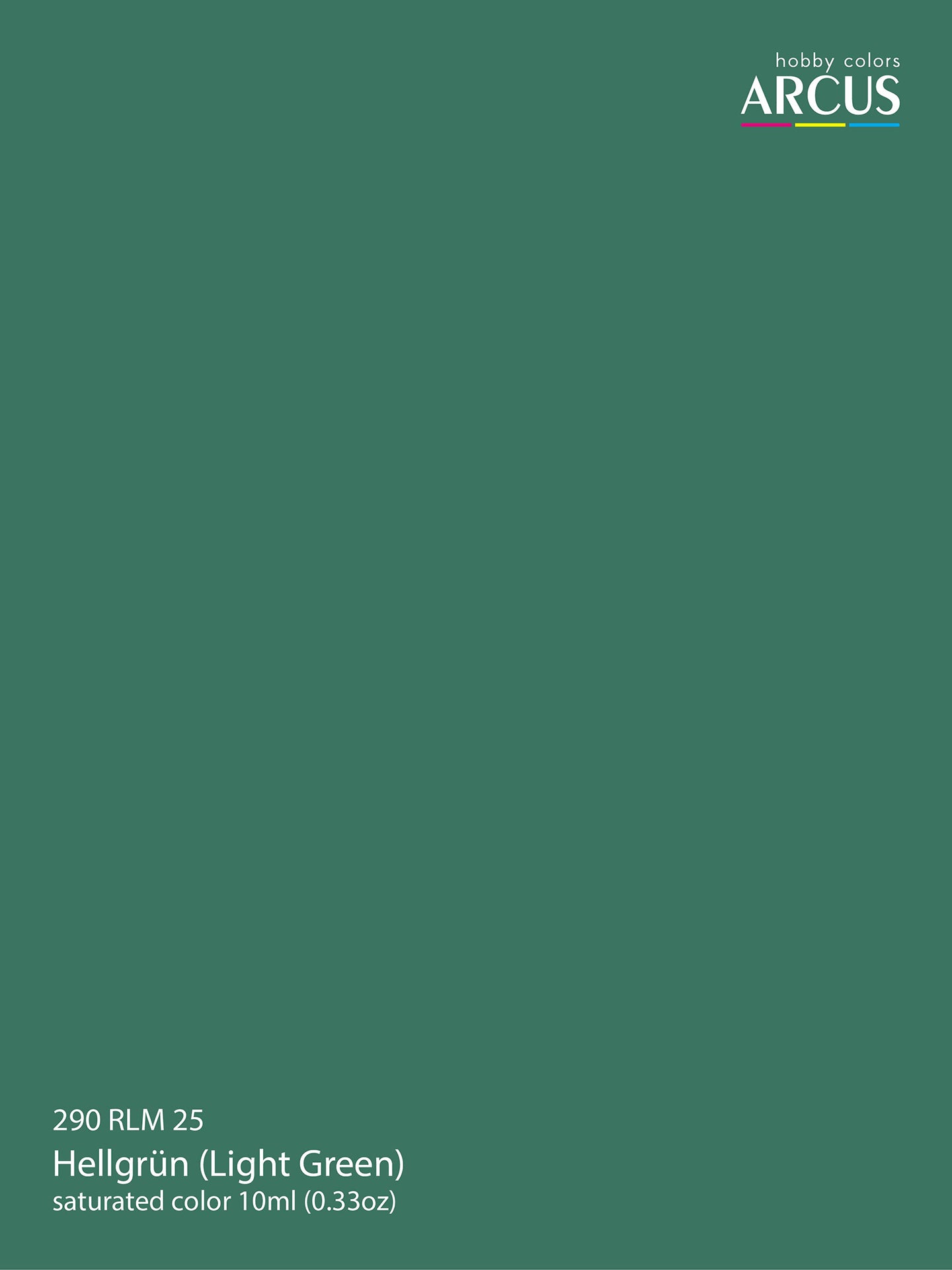 RLM 25 Hellgrün color sample