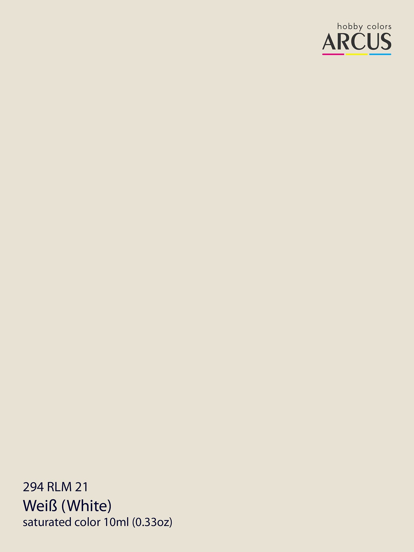 RLM 21 Weiß color sample