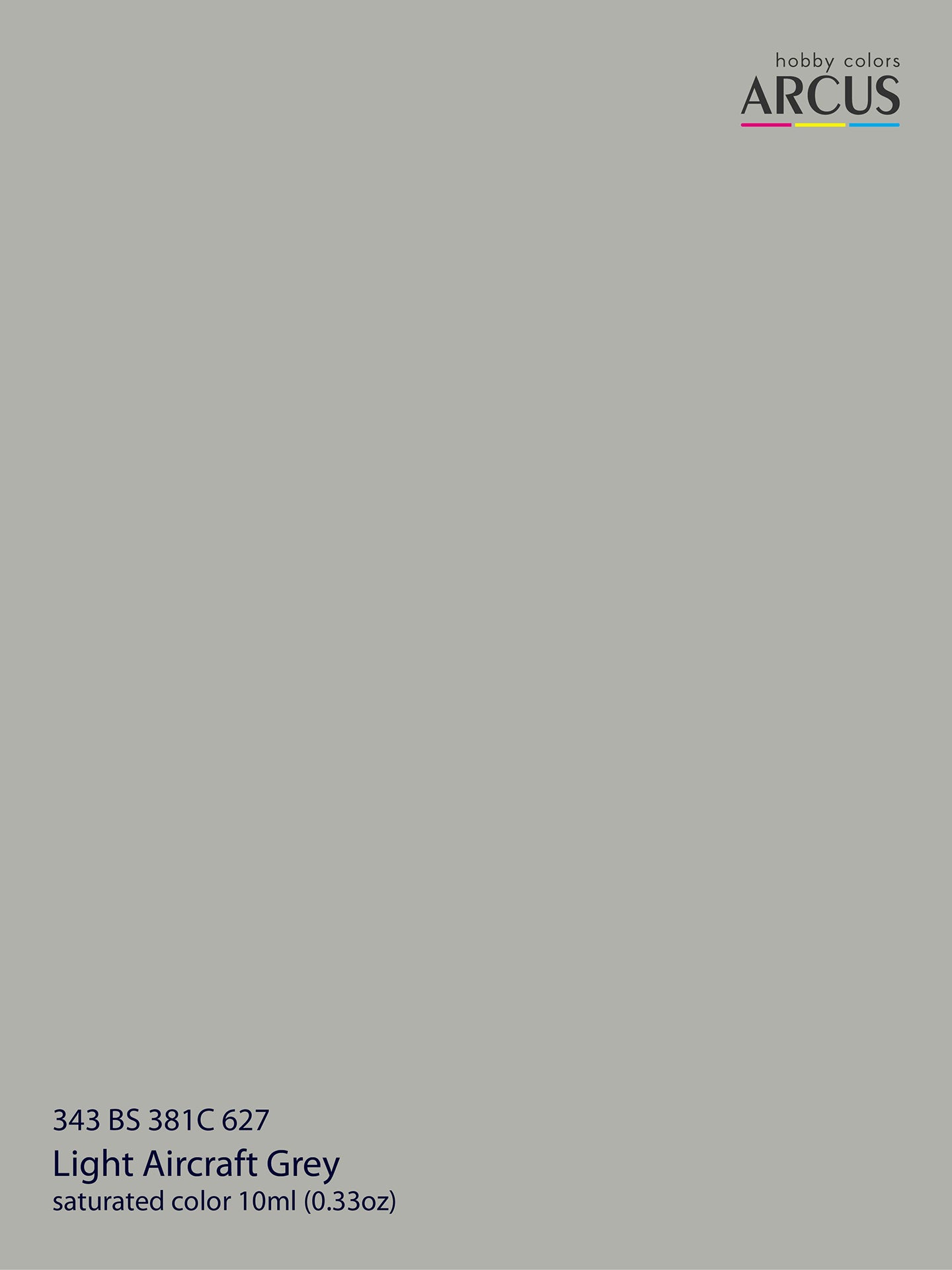 343 BS 381C 627 Light Aircraft Grey