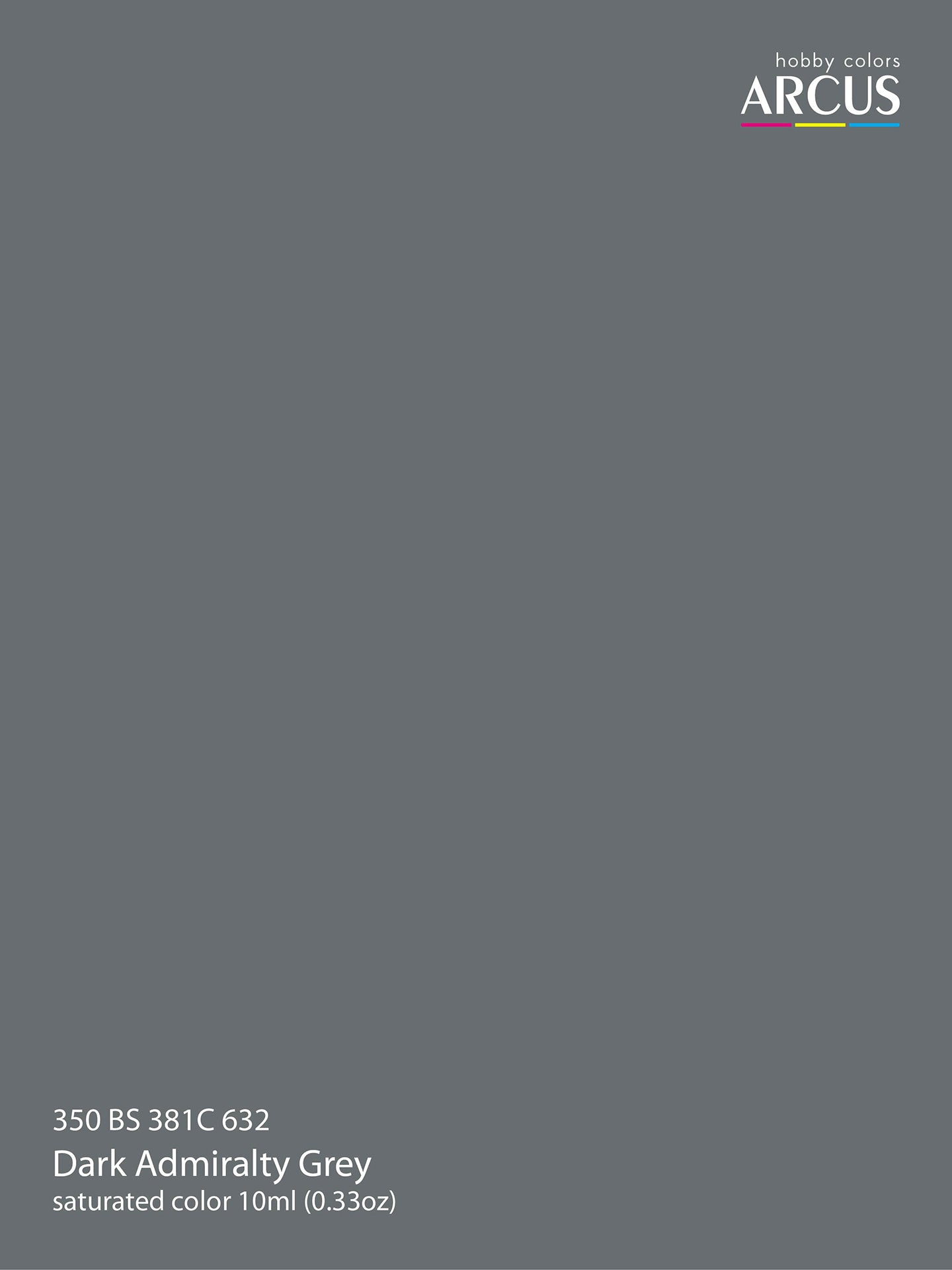 350 BS 381C 632 Dark Admiralty Grey
