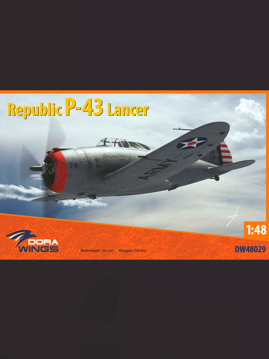 Dorawings DW48029 Republic P-43 Lancer - 1/48 scale model construction kit