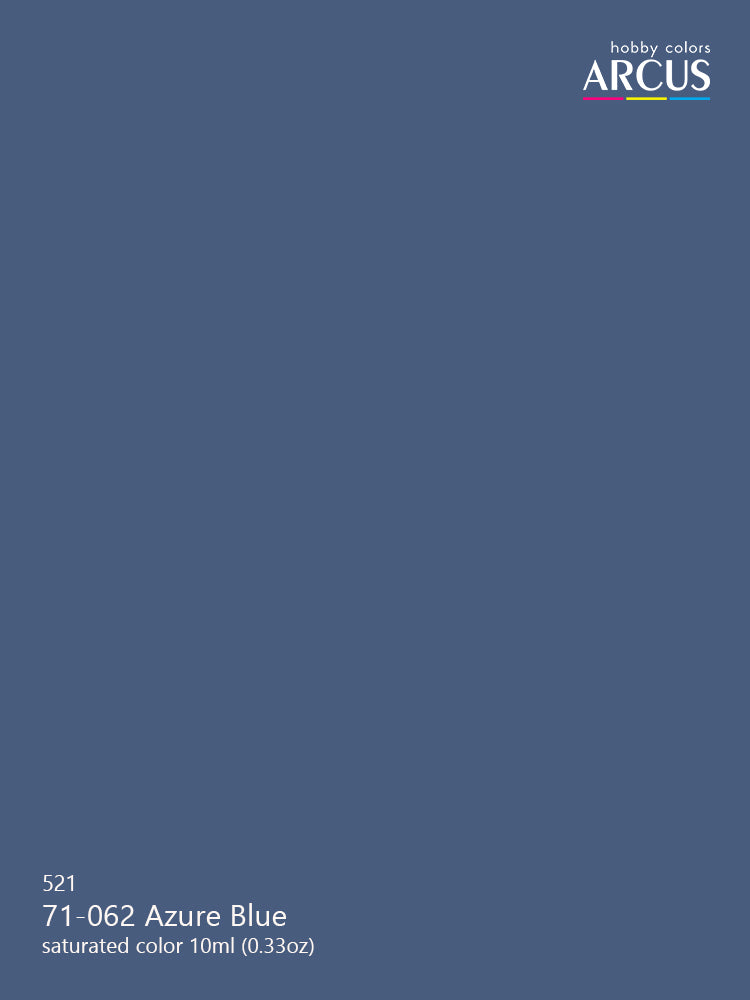 521 71-062 Лазурно-блакитний