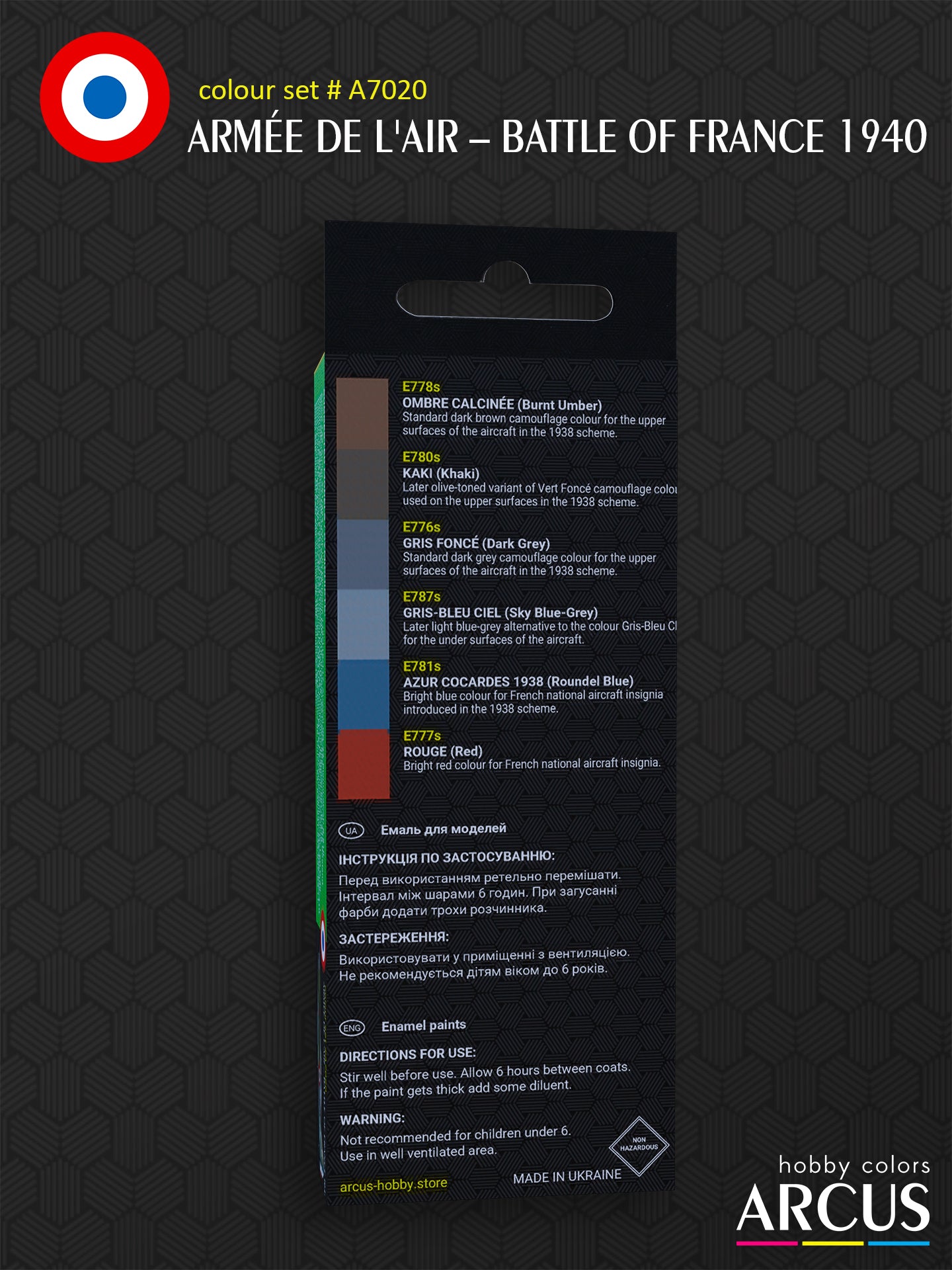 Paint Set 7020 Armée de l'Air – Battle of France 1940