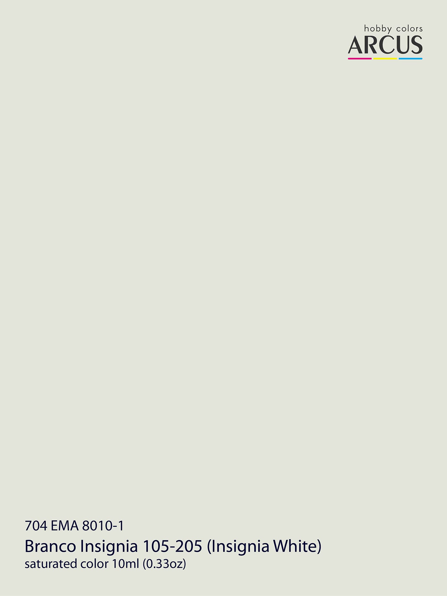 704 EMA 8010-1 Branco Insígnia 105-205