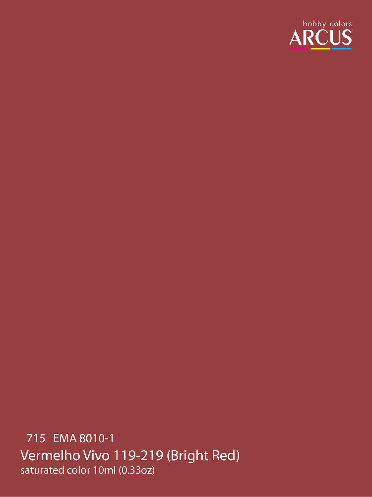 715 EMA 8010-1 Vermelho Vivo 119-219 (Bright Red)
