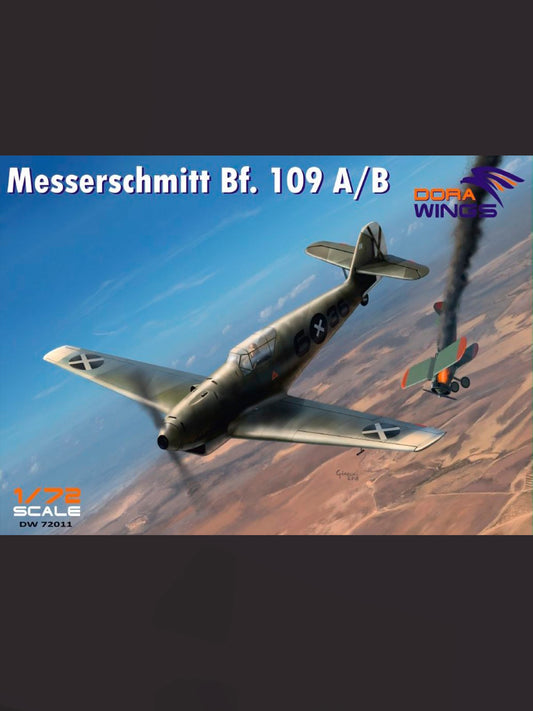 Dorawings DW72011 Messershmitt Bf.109 A/B Legion Condor - 1/72 scale model construction kit