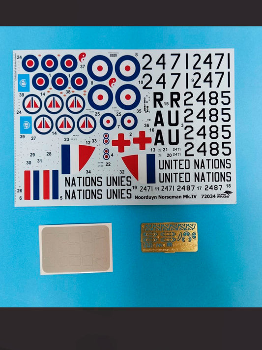 Dorawings DW72034 Noorduyn Norseman Mk.IV - 1/72 scale model construction kit