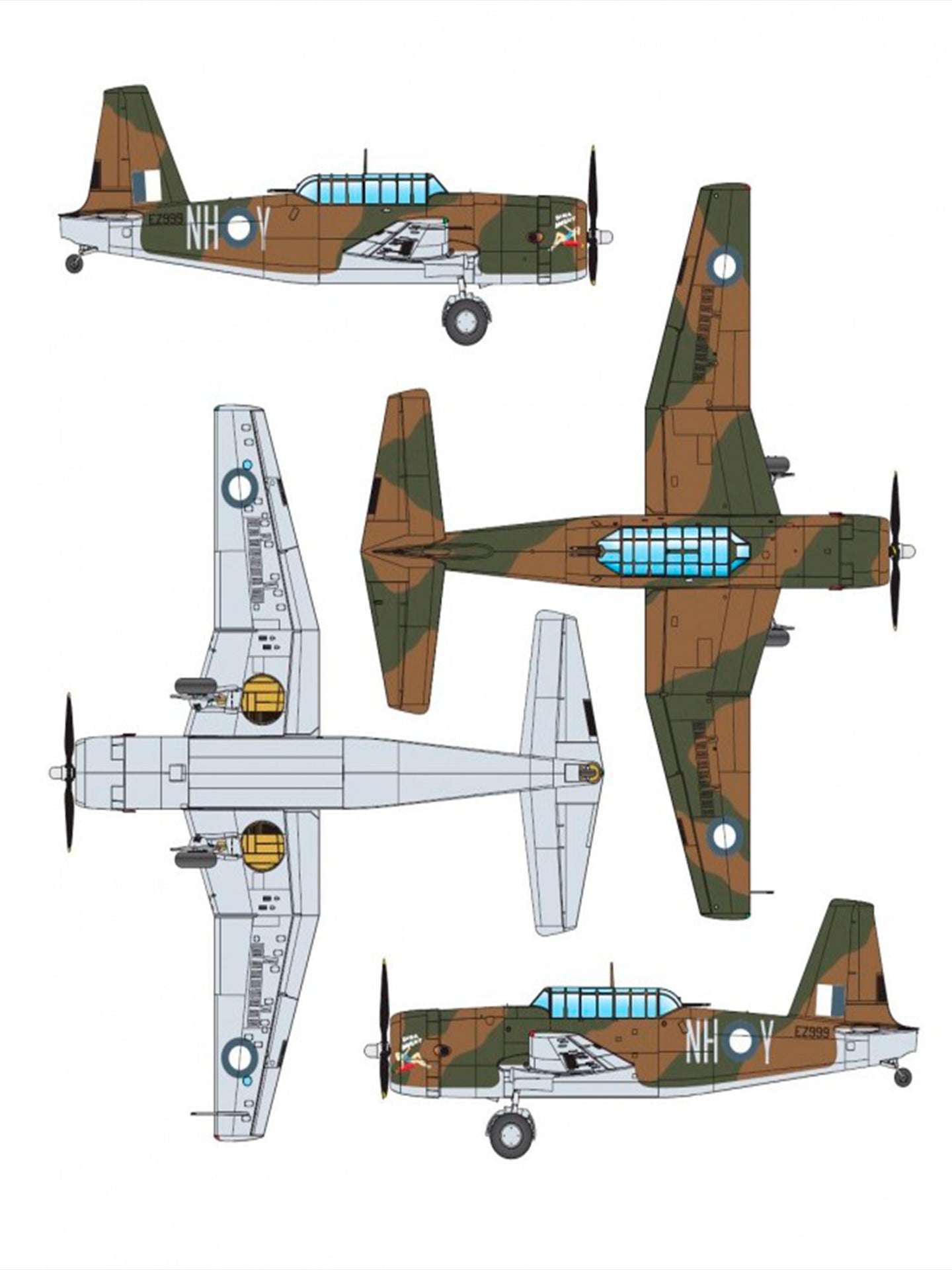 Dorawings DW72039 Vultee Vengeance Mk.II(RAAF) - 1/72 scale model construction kit