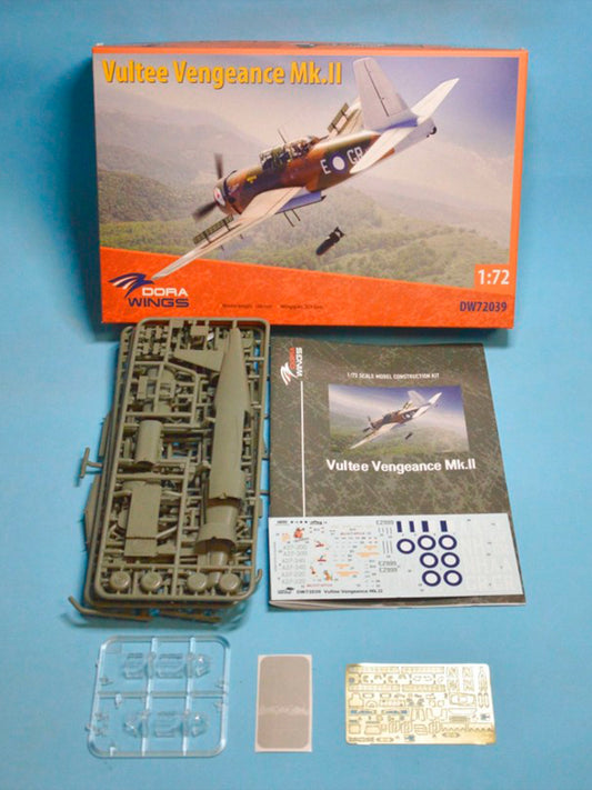 Dorawings DW72039 Vultee Vengeance Mk.II(RAAF) - 1/72 scale model construction kit