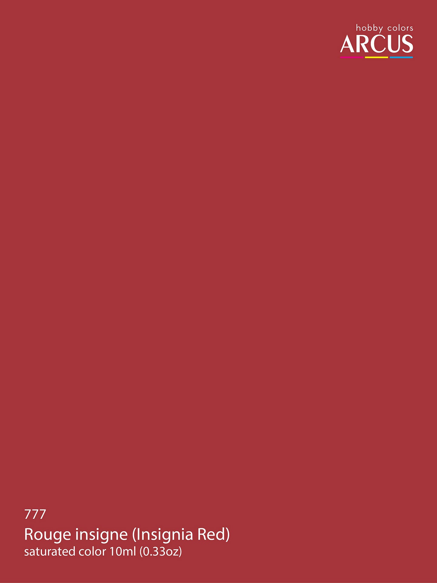 Rouge insigne color sample