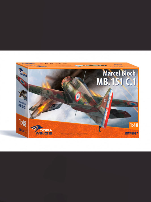 Dorawings DW48017 Bloch MB.151C.1 - 1/48 scale model construction kit