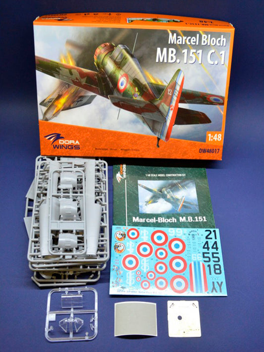 Dorawings DW48017 Bloch MB.151C.1 - 1/48 scale model construction kit
