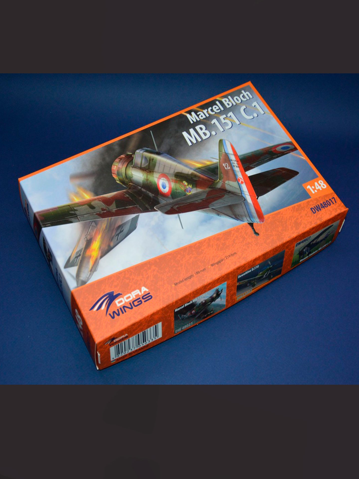 Dorawings DW48017 Bloch MB.151C.1 - 1/48 scale model construction kit