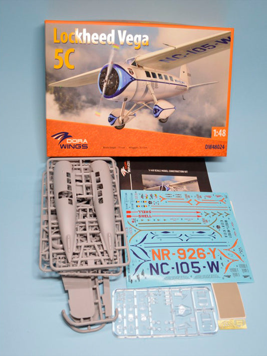 Dorawings DW48024 Lockheed Vega 5C - 1/48 scale model construction kit