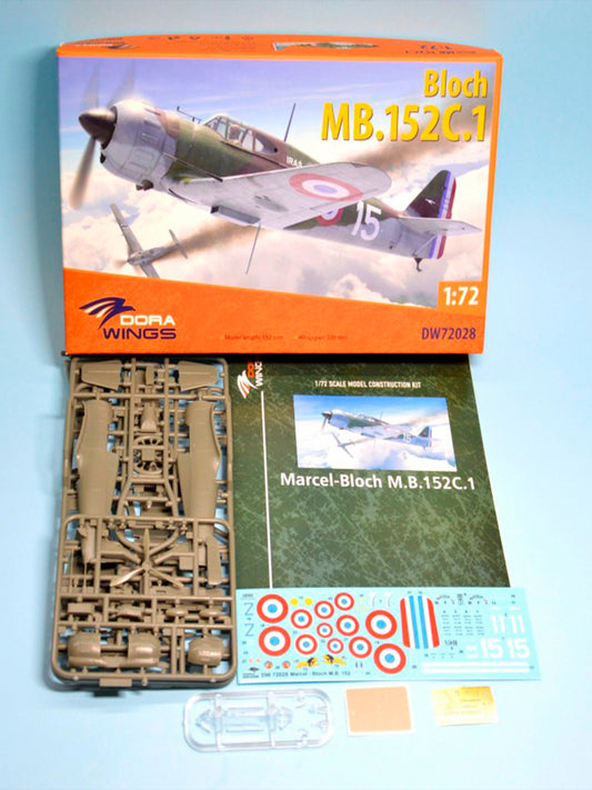 Dorawings DW72028 Bloch MB.152C.1 - 1/72 scale model construction kit