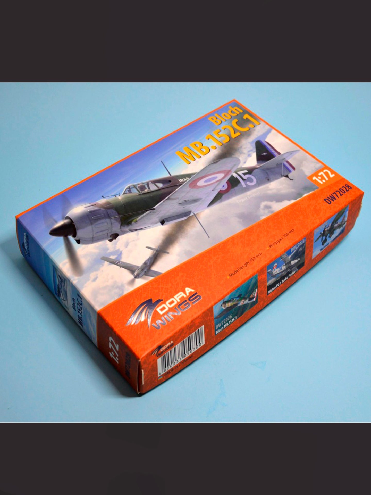 Dorawings DW72028 Bloch MB.152C.1 - 1/72 scale model construction kit