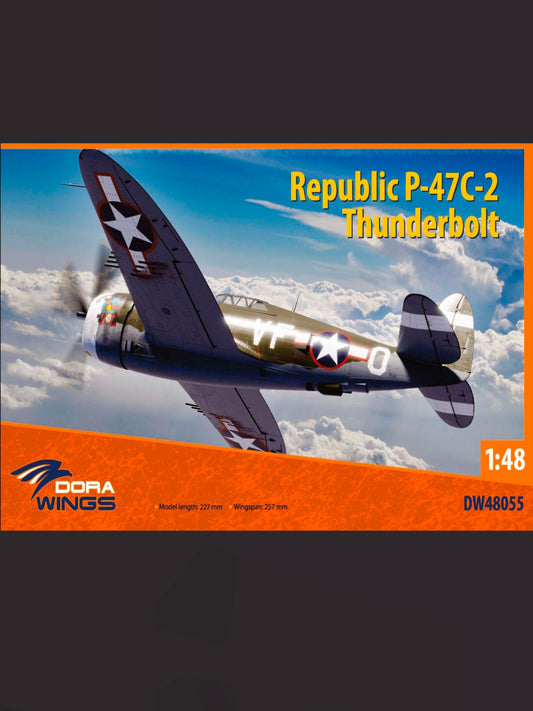 Dorawings DW48055 Republic P-47C-2 Thunderbolt - 1/48 scale model construction kit