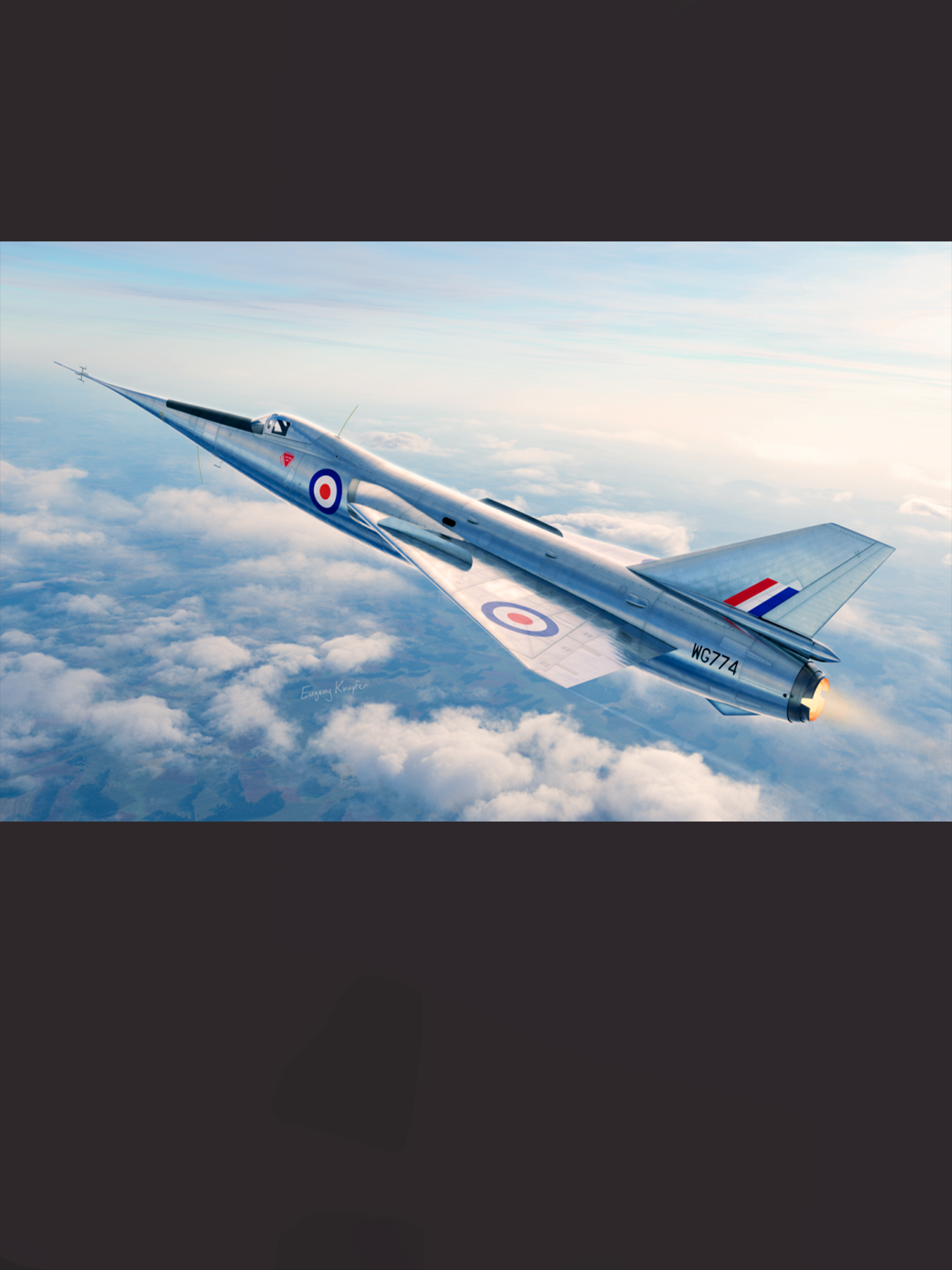 Dorawings DW72009 Fairey Delta 2 ( British supersonic research aircraft) - 1/72 scale model construction kit