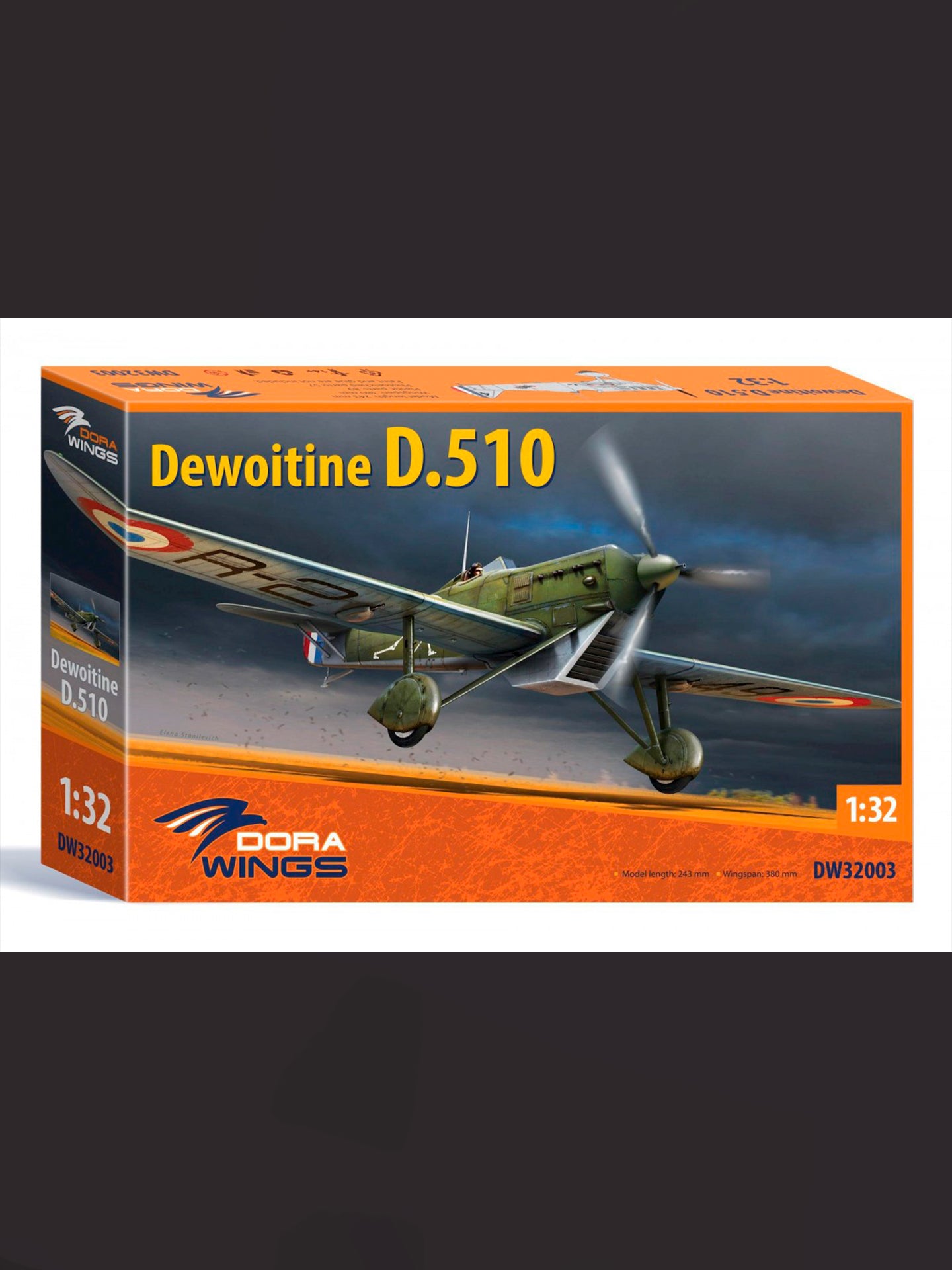 Dorawings DW32003 Dewoitine D.510 - 1/32 scale model construction