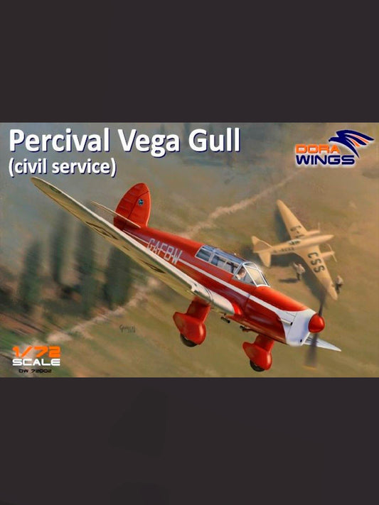 Dorawings DW72002 Percival Vega Gull (civil registration) 1/72 scale model construction kit