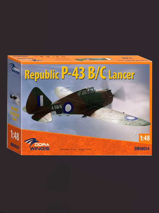 Dorawings DW48034 Republic P-43BC Lancer - 1/48 scale model construction kit
