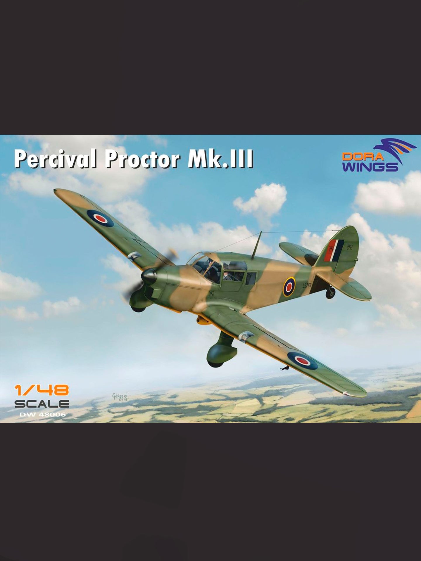 Dorawings DW48006 Percival Proctor Mk.III - 1/48 scale model construction kit