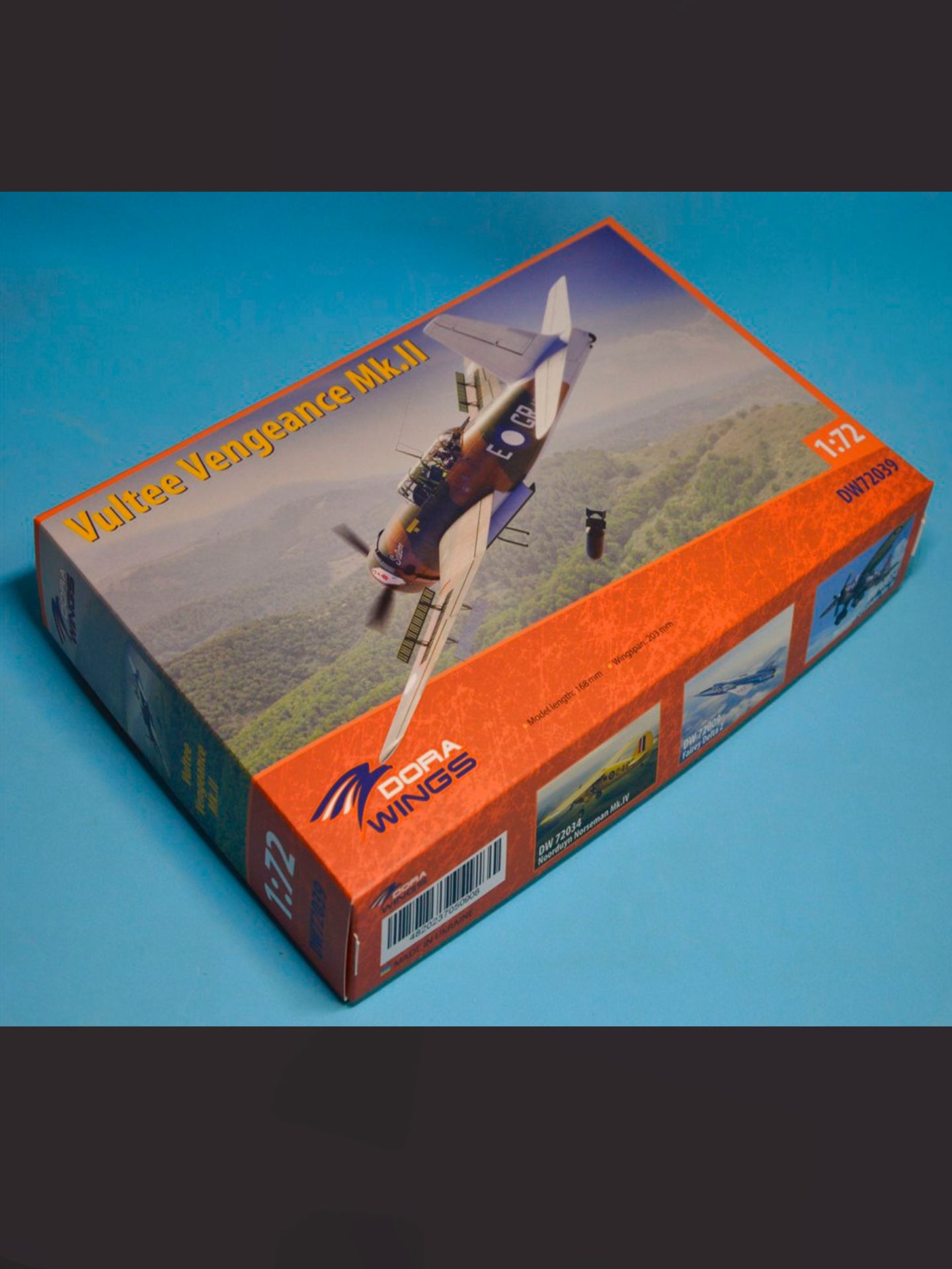 Dorawings DW72039 Vultee Vengeance Mk.II(RAAF) - 1/72 scale model