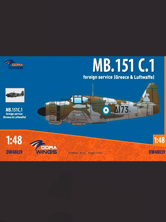 Dorawings DW48039 MB.151 C.1 - 1/48 scale model construction kit