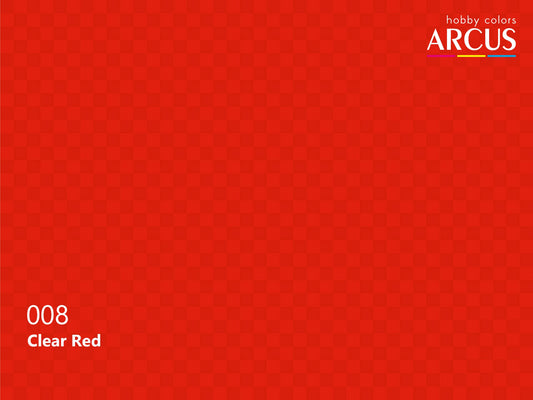 Arcus 008 Clear Red color sample