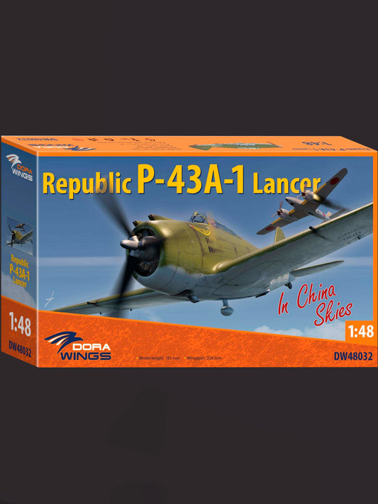 Dorawings DW48032 Republic P-43A Lancer, China AF - 1/48 scale model construction kit