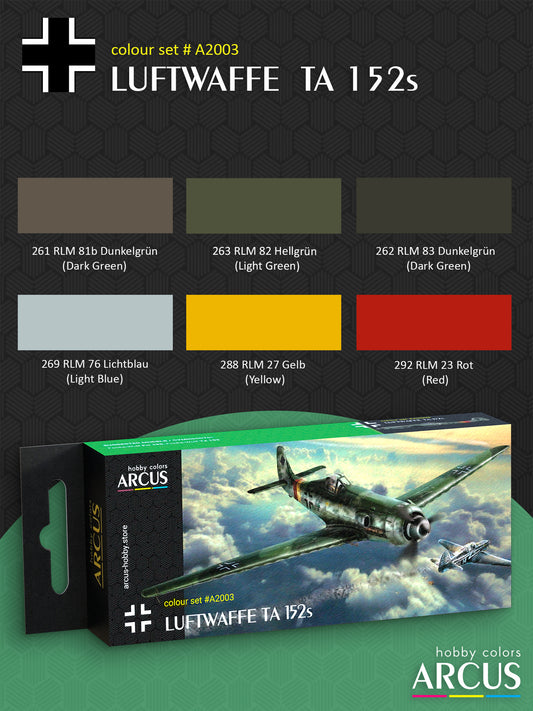 Paint Set 2003 Luftwaffe Ta 152s