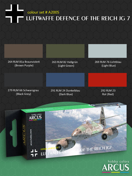 Paint Set 2005 Luftwaffe Defence of The Reich JG 7