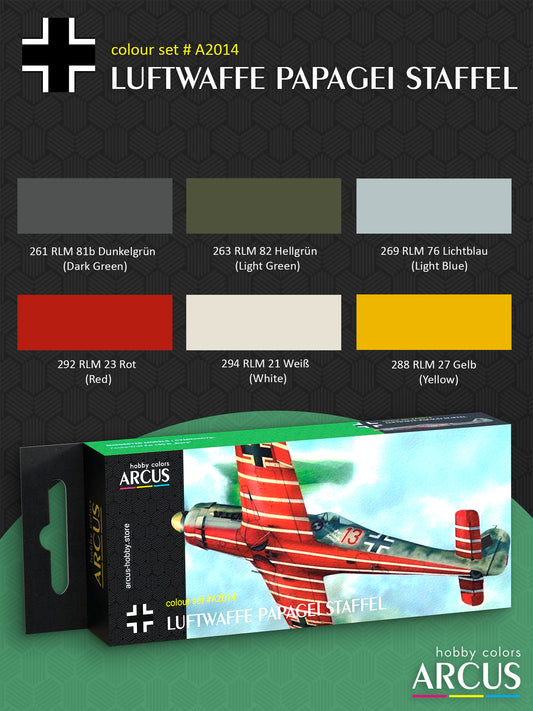 комплект 2014 Luftwaffe Papagei Staffel