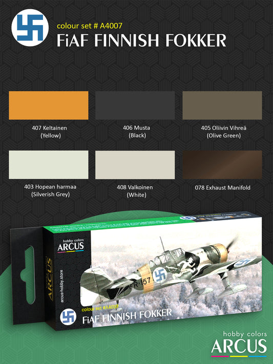 Paint Set 4007 FiAF Finnish Fokker