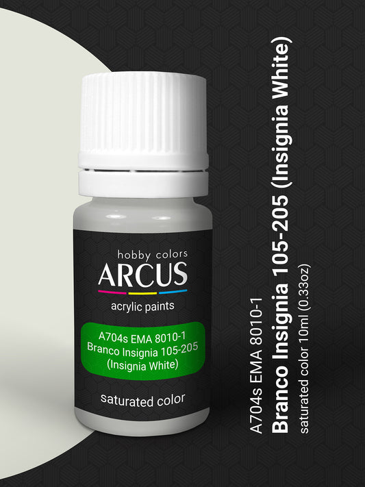 704 EMA 8010-1 Branco Insígnia 105-205