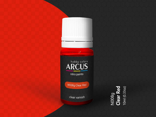 Arcus N008g Clear Red nitro varnish