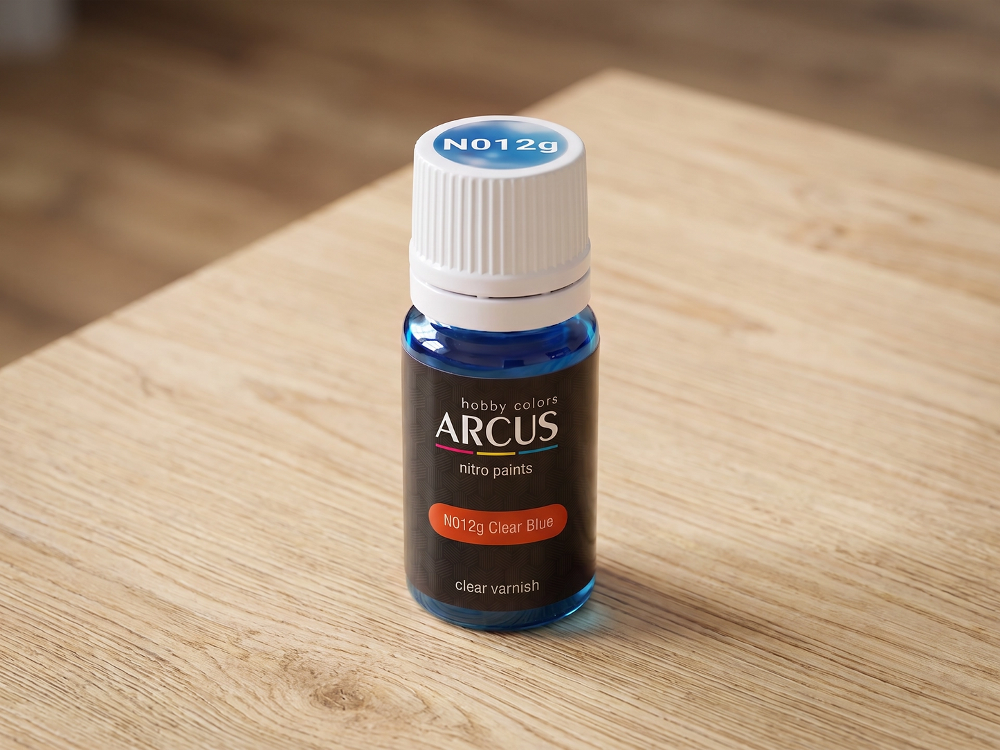 Arcus 012 Clear Blue bottle