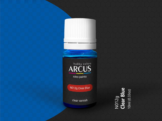 Arcus N012g Clear Blue nitro varnish