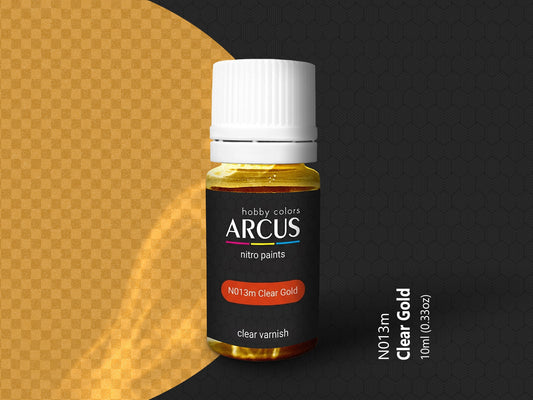 Arcus N013g Clear Gold nitro varnish