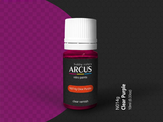 Arcus N014g Clear Purple nitro varnish
