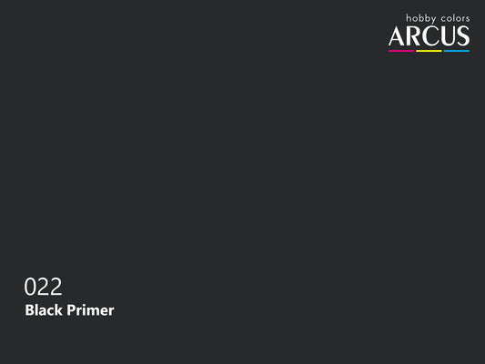 Arcus 022 Black Primer color sample