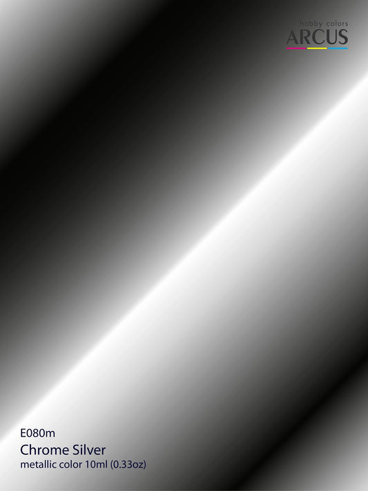 Arcus 080 Chrome Silver Metallic color sample