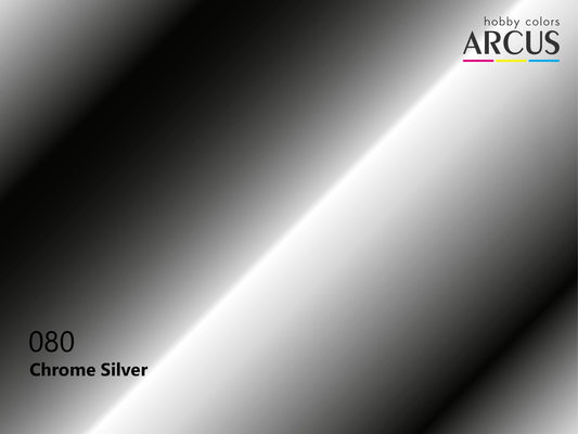 Arcus 080 Chrome Silver Metallic color sample